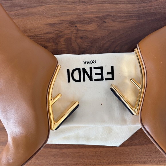 Fendi First FF Carmel Napa Booties - Picture 15 of 15